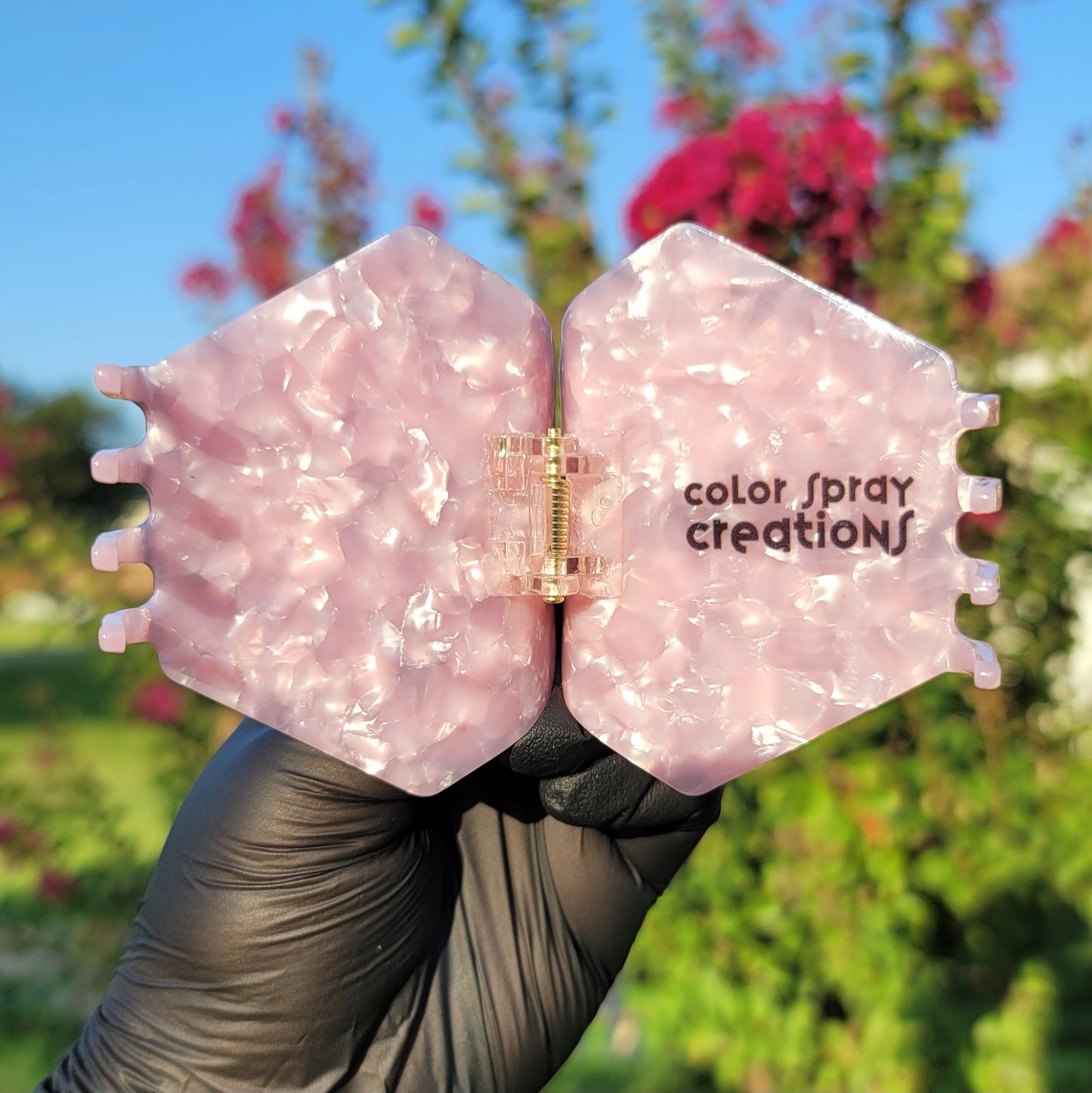 D20 Hair Claw - Pink