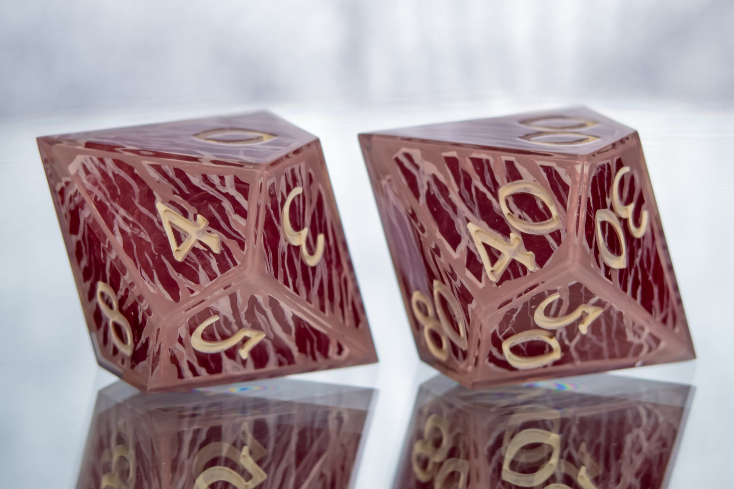 MEAT - Alt 7 Piece Handmade Resin Dice