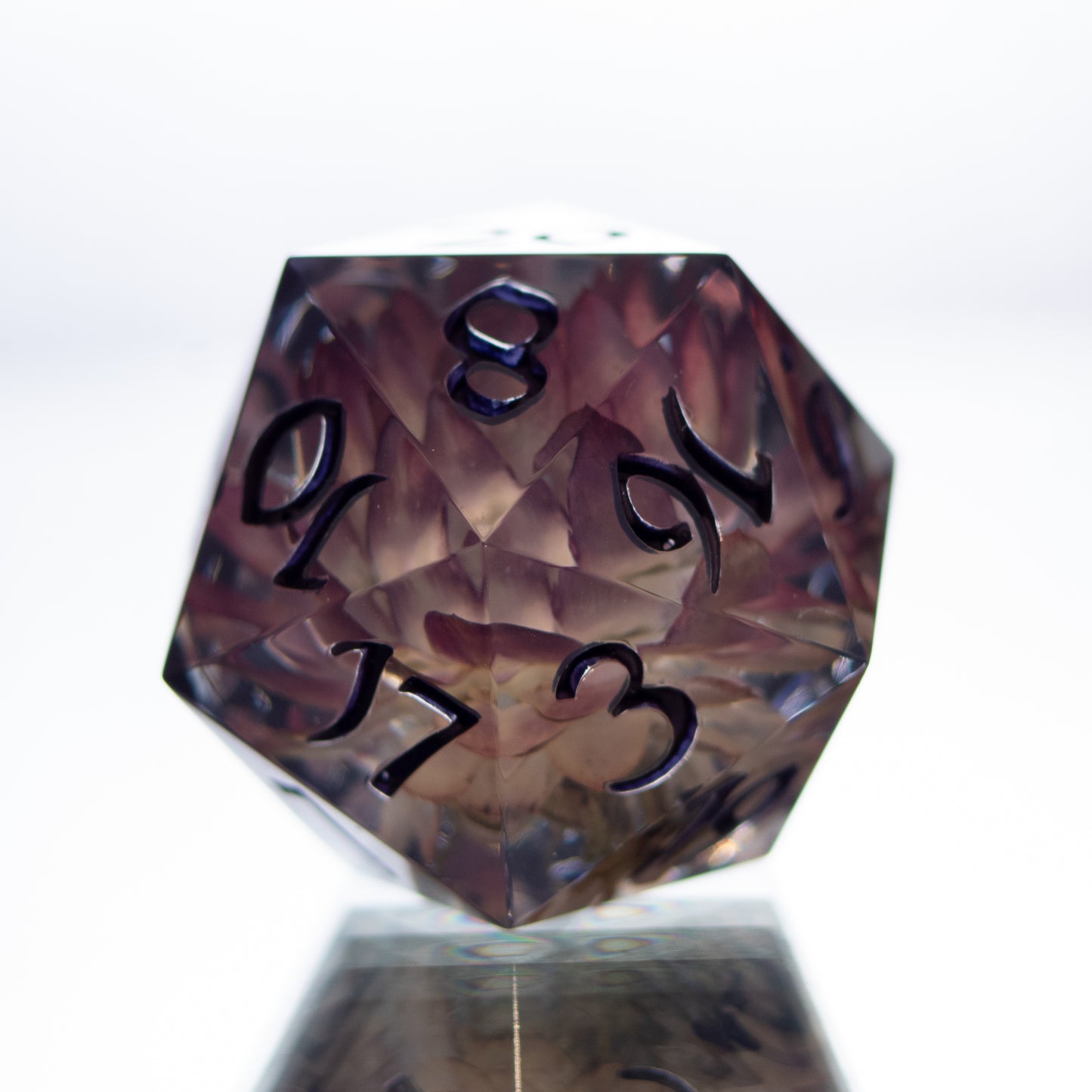 Frozen Flower - Single Handmade Resin D20