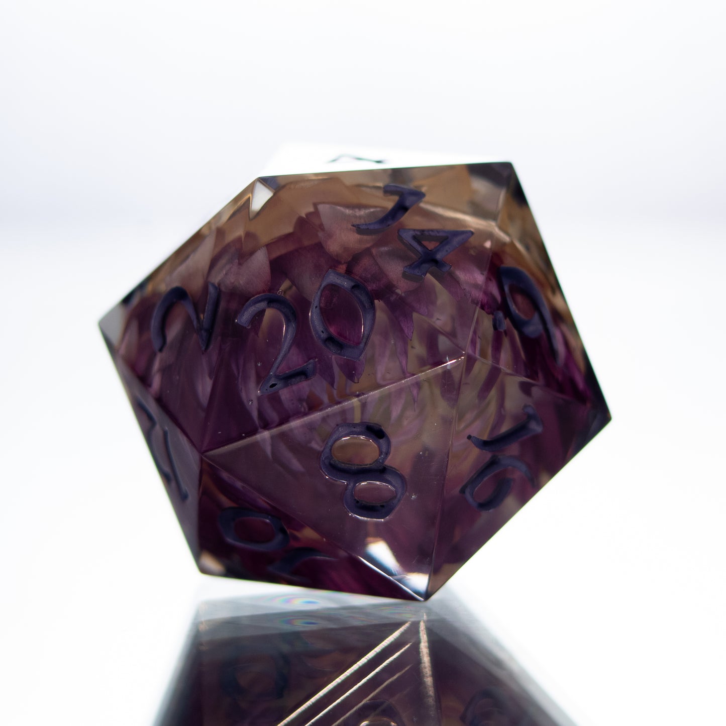 Frozen Flower - Single Handmade Resin D20