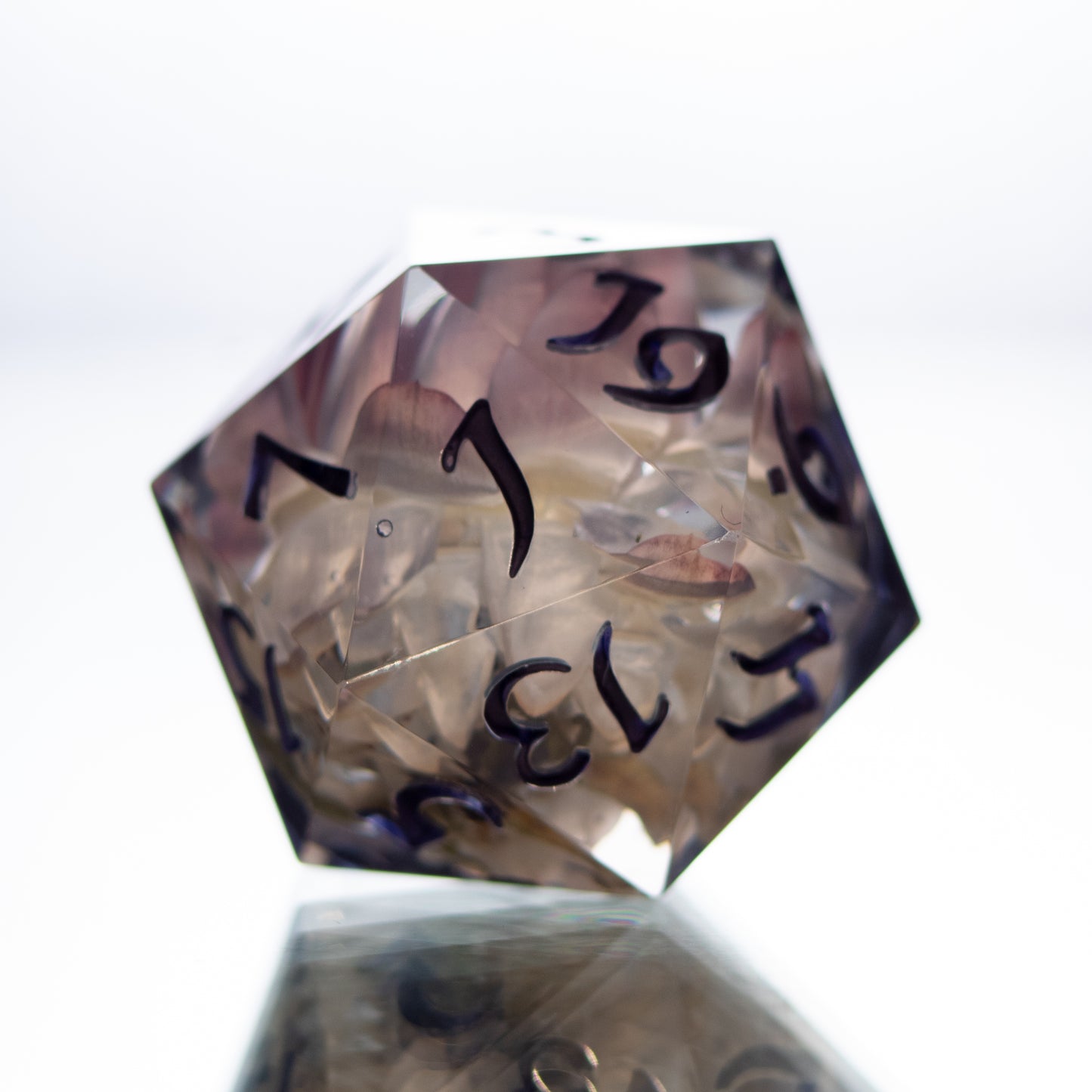 Frozen Flower - Single Handmade Resin D20