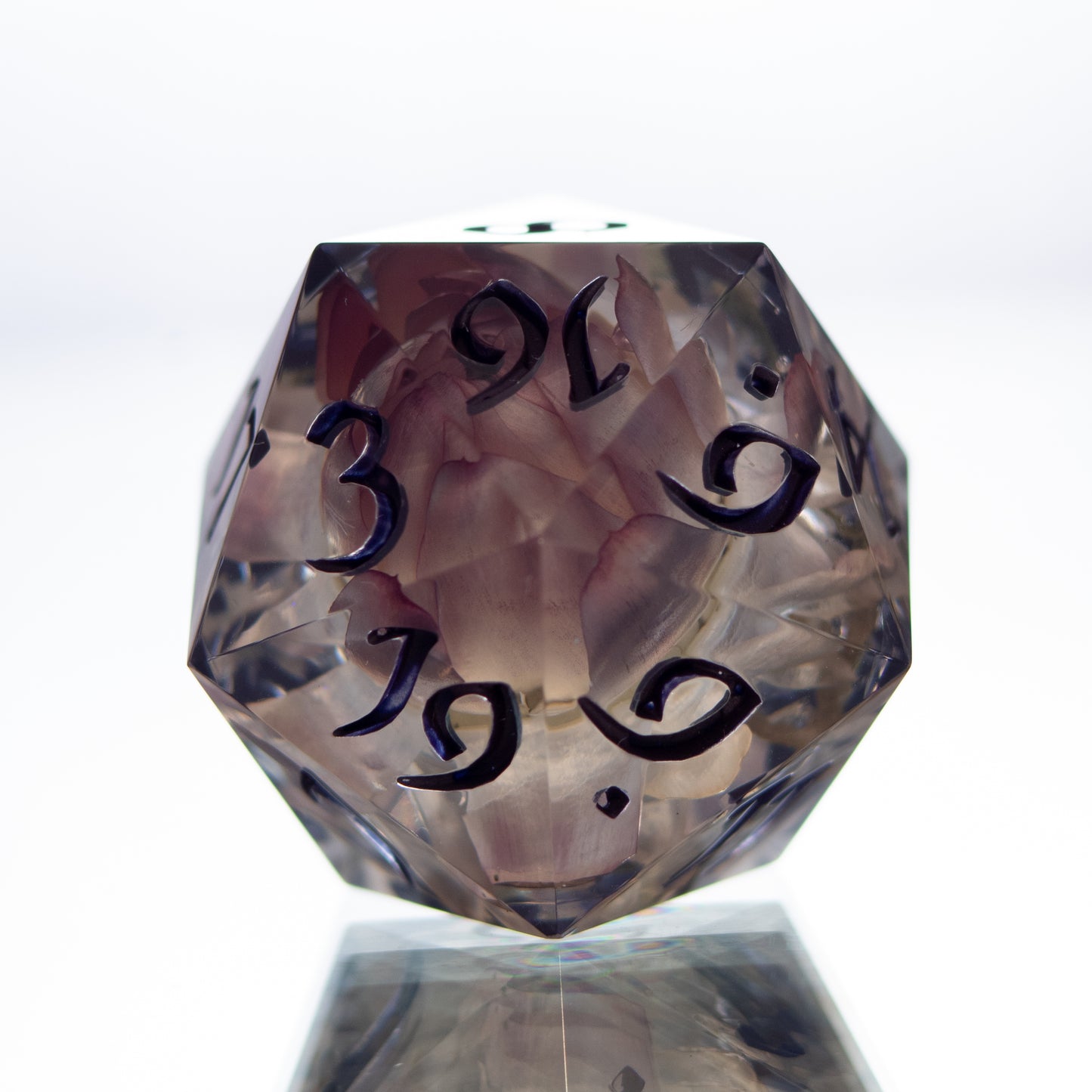 Frozen Flower - Single Handmade Resin D20