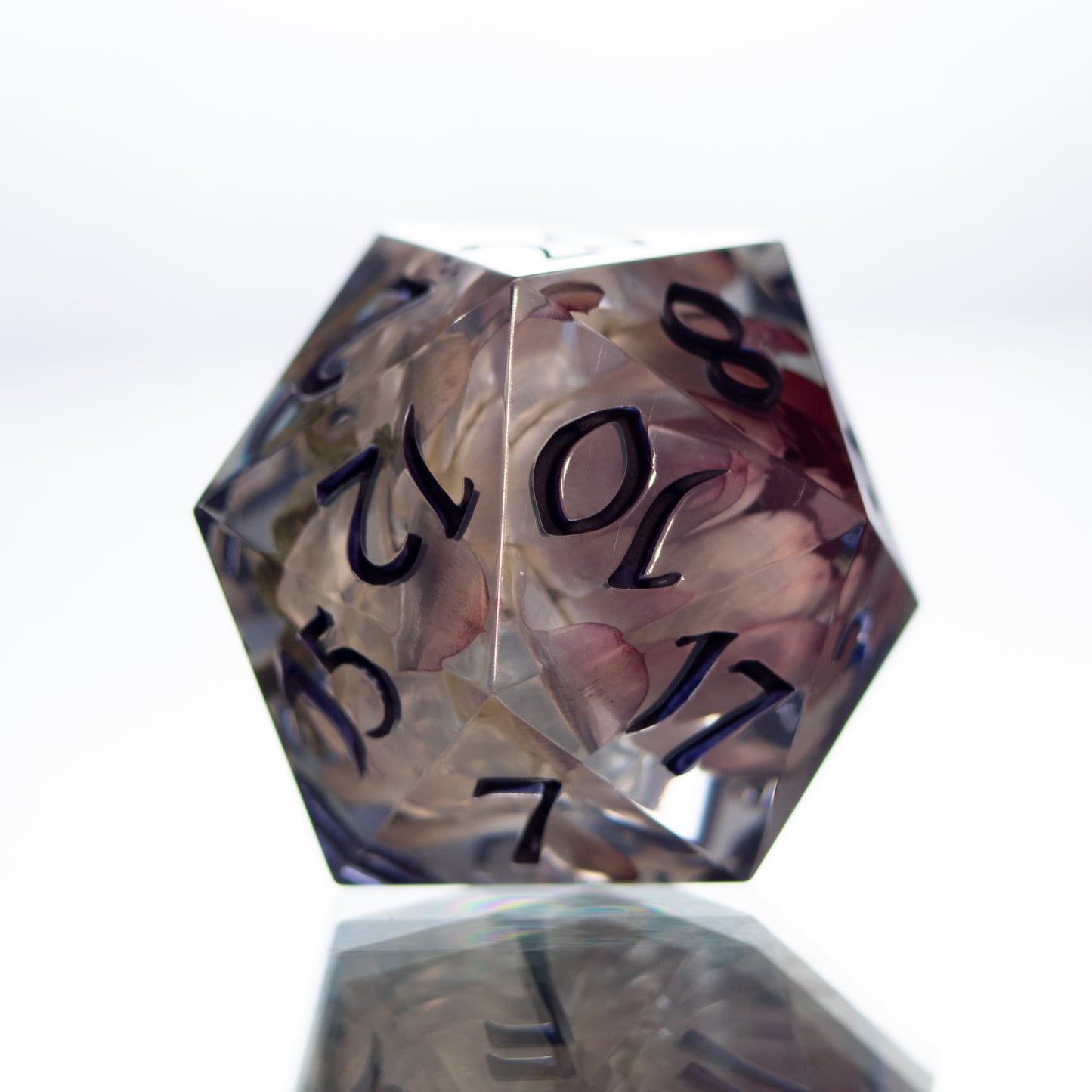 Frozen Flower - Single Handmade Resin D20