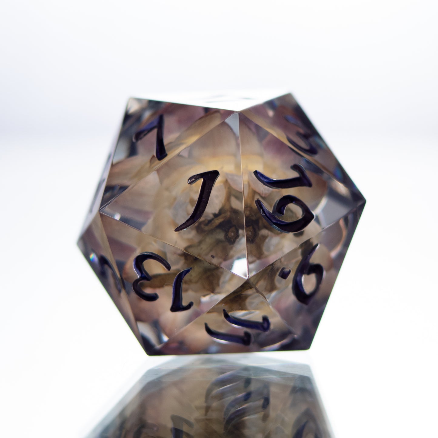 Frozen Flower - Single Handmade Resin D20
