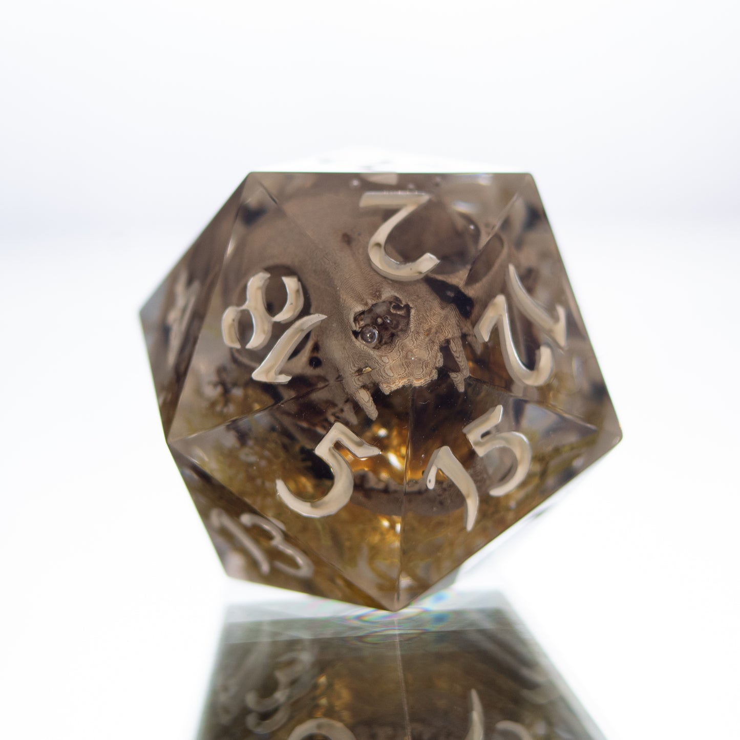 Bog O' Bones - Single Handmade Resin D20