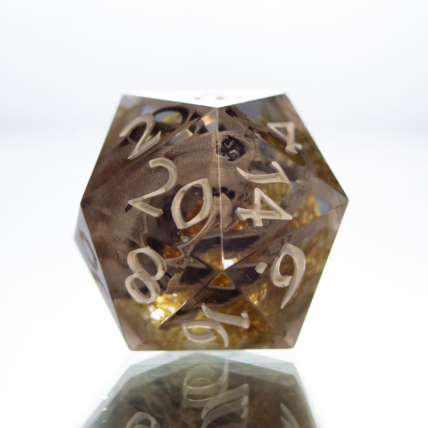 Bog O' Bones - Single Handmade Resin D20