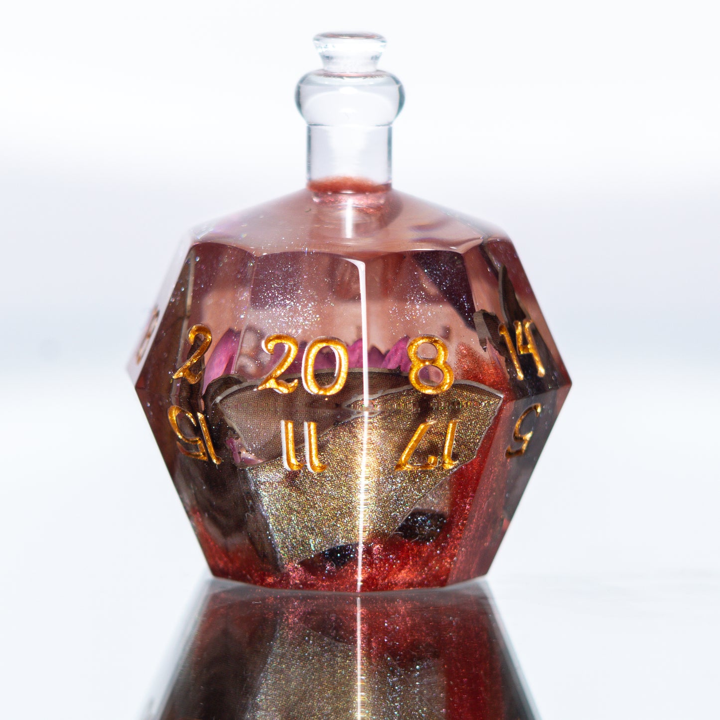 Vampire's Potion - Handmade Resin Bottle D20