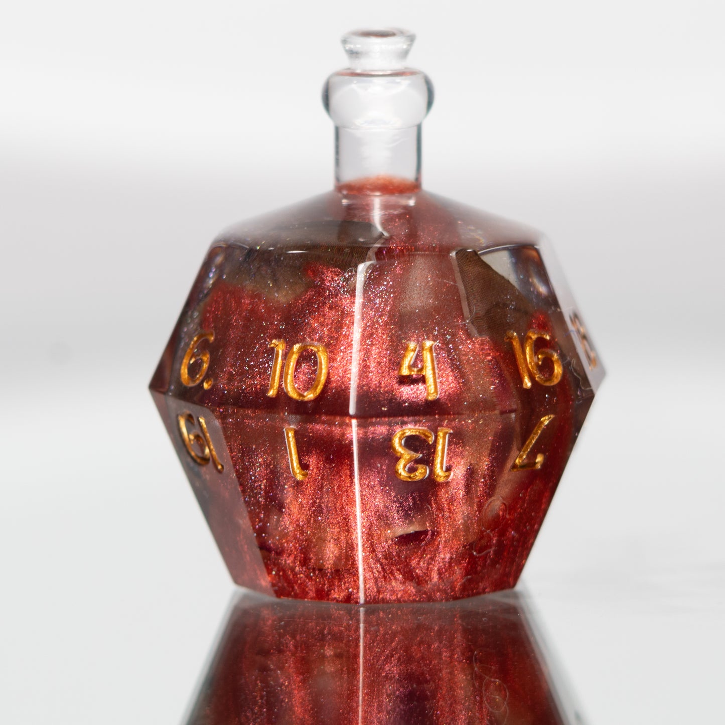 Vampire's Potion - Handmade Resin Bottle D20