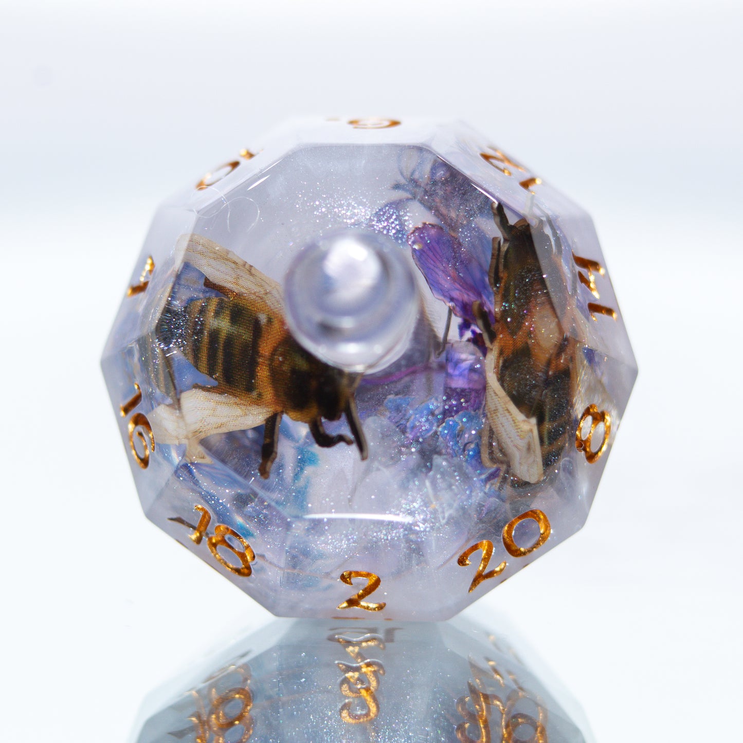 Bee Keeper's Potion - Handmade Resin Bottle D20