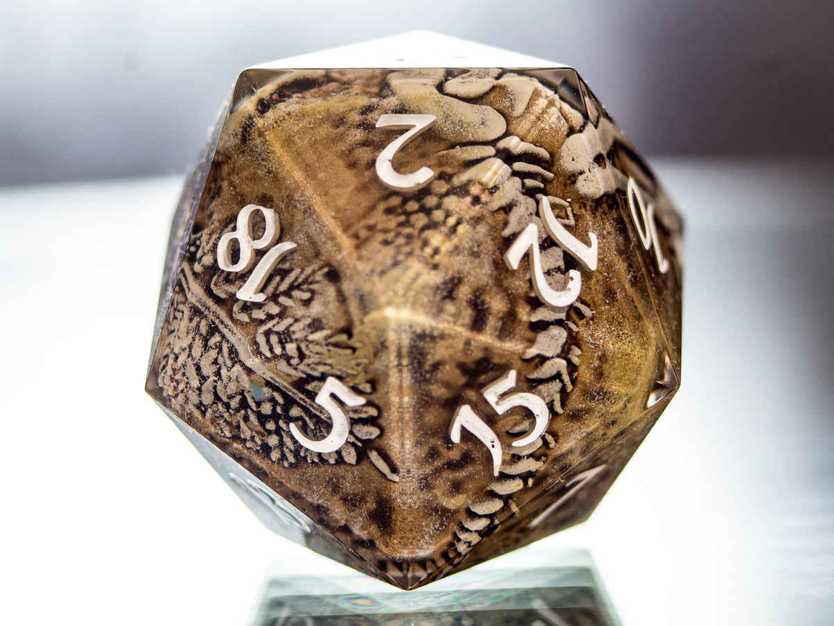 Fossils - Handmade Chonk D20