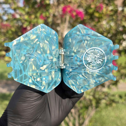 D20 Hair Claw - Teal