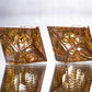 Golden Decay - 7 Piece Handmade Resin Dice