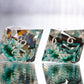 Butterfly Court - 7 Piece Handmade Resin Dice