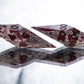 Blood and Steel - Sharp 7 Piece Handmade Resin Dice
