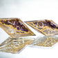 Shadow Sparkle- Sharp 7 Piece Handmade Resin Dice