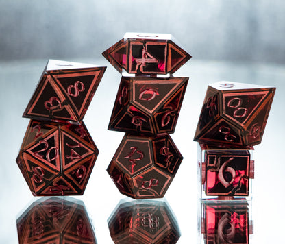 Conqueror - 7 Piece Handmade Resin Dice