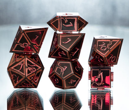 Conqueror - 7 Piece Handmade Resin Dice