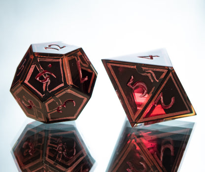 Conqueror - 7 Piece Handmade Resin Dice