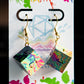 D6 Neon Rainbow Earrings