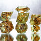 Gelatinous Fate - 7 Piece Handmade Resin Dice