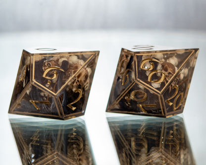 Garden of Souls - Alt 7 Piece Handmade Resin Dice