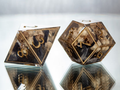 Garden of Souls - Alt 7 Piece Handmade Resin Dice