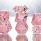 Pastel Goth - 7 Piece Handmade Resin Dice