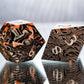 Trick or Treat - Alt 7 Piece Handmade Resin Dice