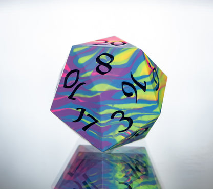 Neon Rainbow Dirty Pour D20