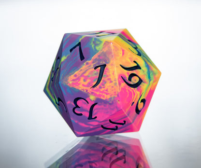 Neon Rainbow Dirty Pour D20