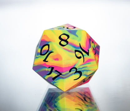 Neon Rainbow Dirty Pour D20