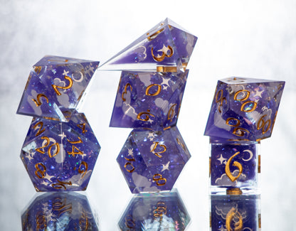 Dreamscape - Alt 7 Piece Handmade Resin Dice