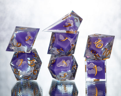 Dreamscape - Alt 7 Piece Handmade Resin Dice