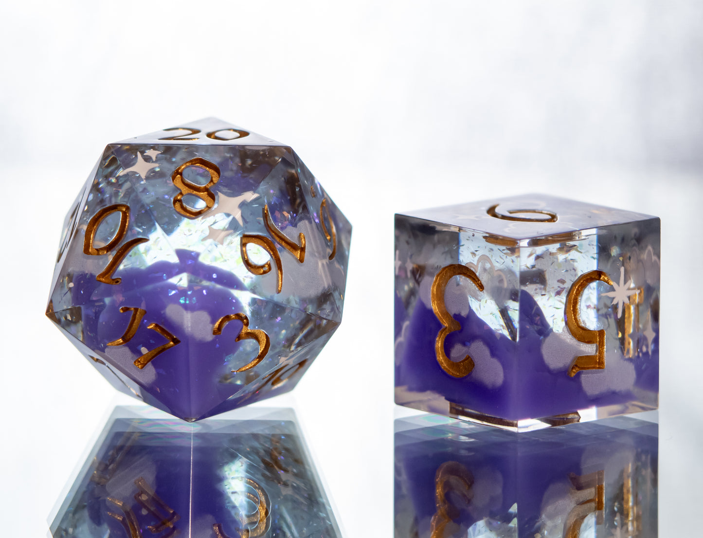 Dreamscape - Alt 7 Piece Handmade Resin Dice