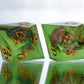 Gelatinous Fate - Alt 7 Piece Handmade Resin Dice