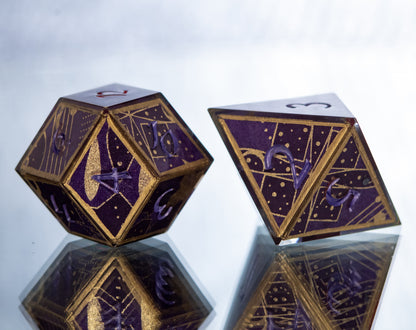 Nonagon - Alt 7 Piece Handmade Resin Dice