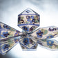 Matsuri Fabric - Sharp 7 Piece Handmade Resin Dice