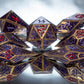 Long May He Reign - Sharp 7 Piece Handmade Resin Dice