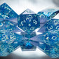Frigid - Sharp 7 Piece Handmade Resin Dice
