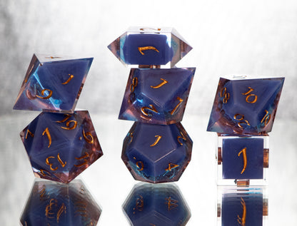 Dream Sequence - 7 Piece Handmade Resin Dice