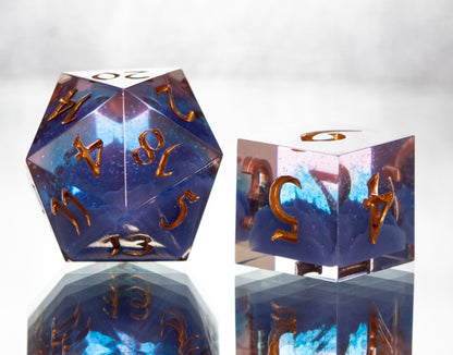 Dream Sequence - 7 Piece Handmade Resin Dice