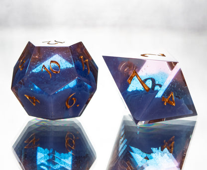 Dream Sequence - 7 Piece Handmade Resin Dice