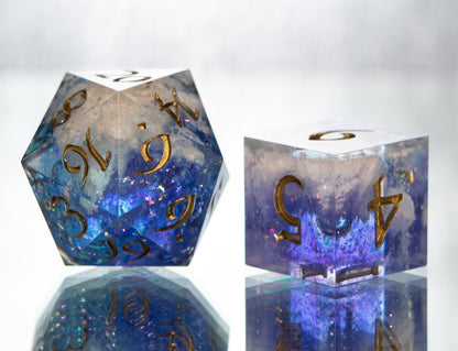 Arcane Skies - Alt 7 Piece Handmade Resin Dice