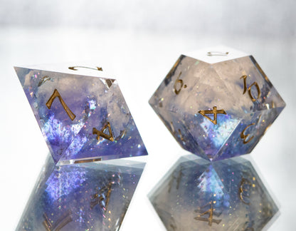 Arcane Skies - Alt 7 Piece Handmade Resin Dice