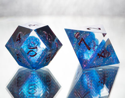 Bloopin' - Alt 7 Piece Handmade Resin Dice