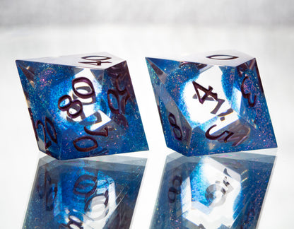 Bloopin' - Alt 7 Piece Handmade Resin Dice