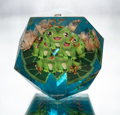 Froggy Friend - Handmade Chonk D20