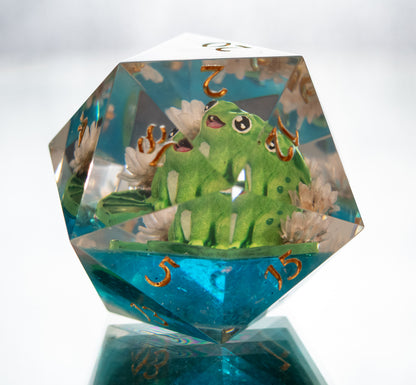 Froggy Friend - Handmade Chonk D20