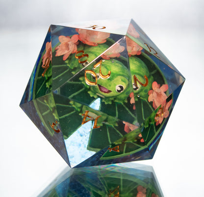 Froggy Friend - Handmade Chonk D20