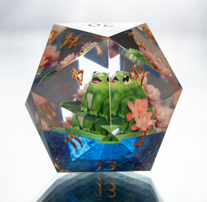 Froggy Friend - Handmade Chonk D20